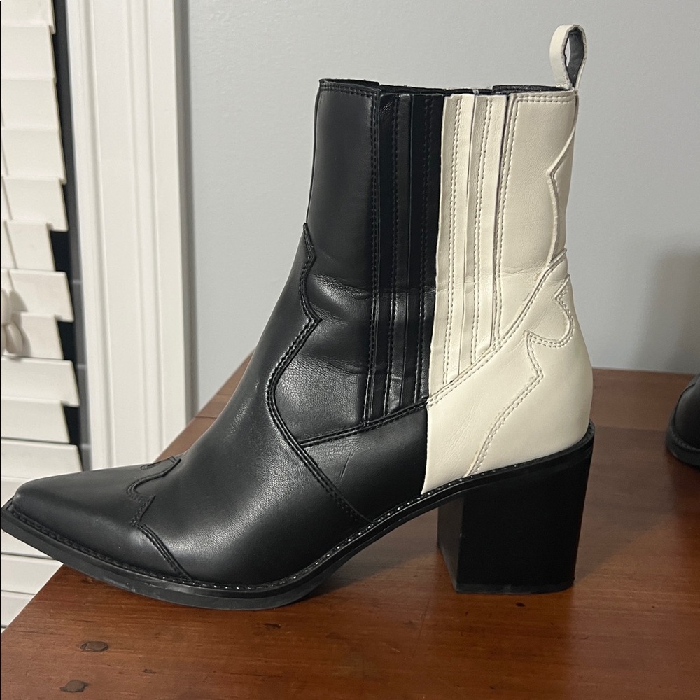 DOLCE VITA Jaklin Faux Leather Cowboy Boots - Picture 6 of 12
